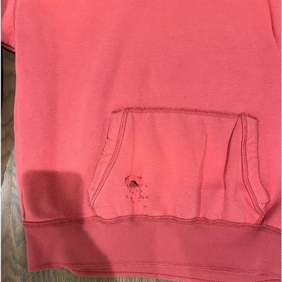 Hollister Pink Oversized Pull On Hoodie Size Medium K y2k - Picture 4 of 7
